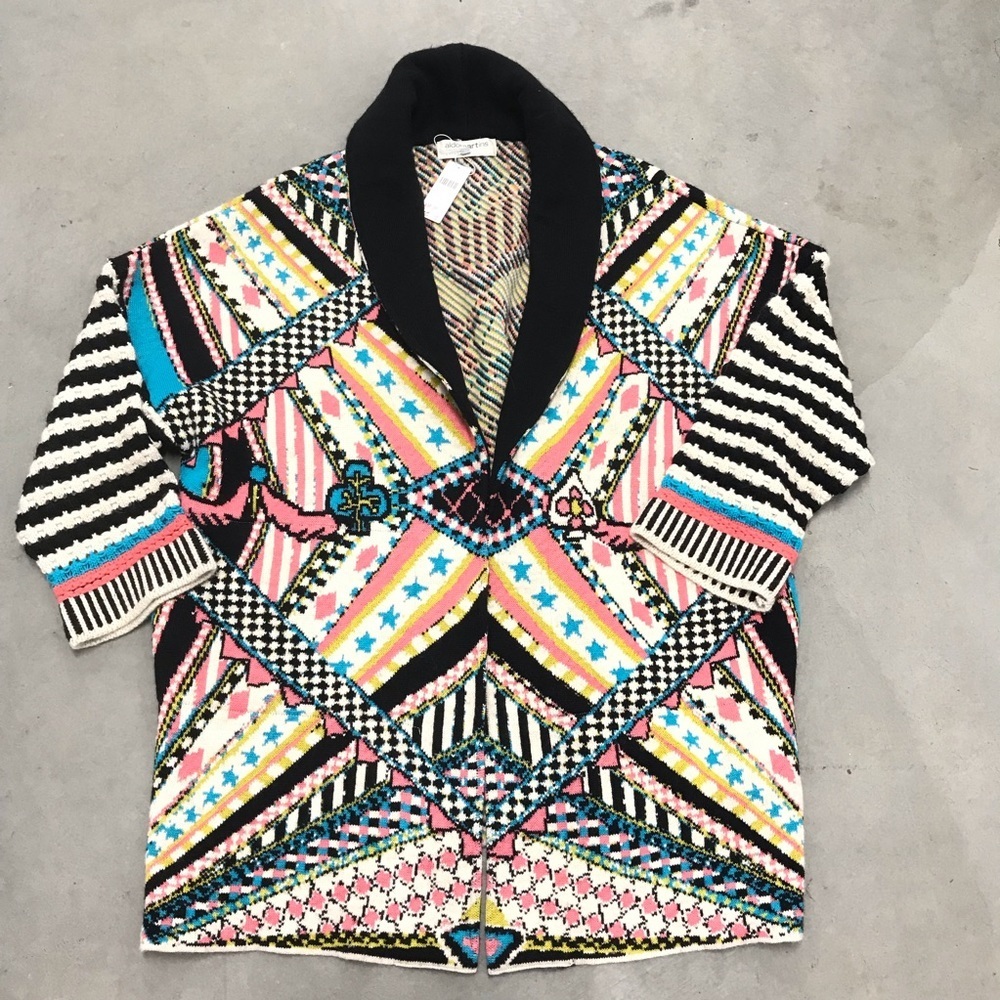 Anthropologie Multicolor Patterned Jacket - Picture 2 of 11